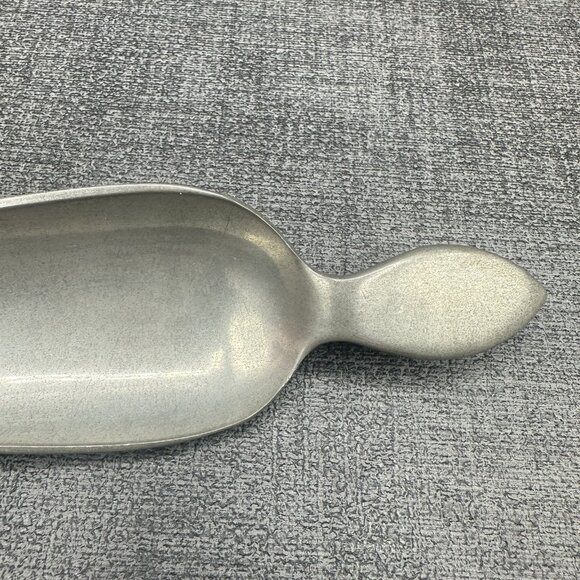 Vintage Pewter Scoop Stieff Williamsburg 4 ¾” Apothecary Ice Tea Sugar Caddy - Picture 7 of 10